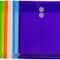 JAM Paper 9.75" x 13" Assorted Plastic Button String Open End Envelopes, 12ct.